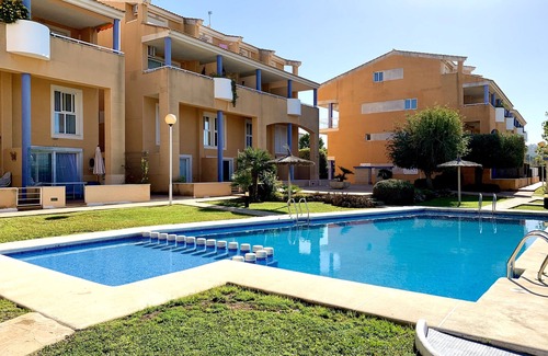 Javea Apartment | Javea, Cala Blanca,nBeautifully furnished, modern ground floor aptm by the pool.
