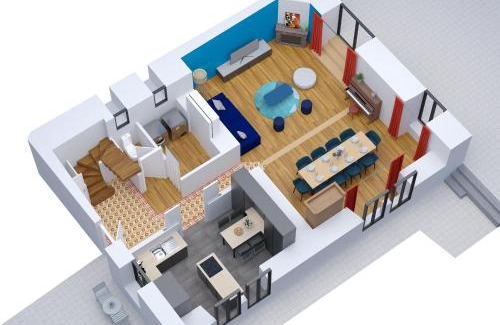 Mauleon House | Jolie m'Home, Le Puy du Fou, 15 pers, 7 ch, 5 sde, 5 wc