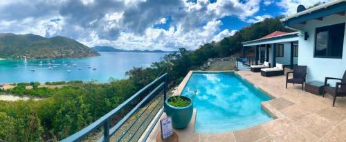 Little Jost Van Dyke Villa | Jost Van Dyke, BVI 3 Bedroom Villa with Caribbean Views & Pool