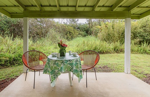 Keaau Cabin | Jungle Studio - Cute and Cozy w/Queen Bed, Wifi, Full Bathroom