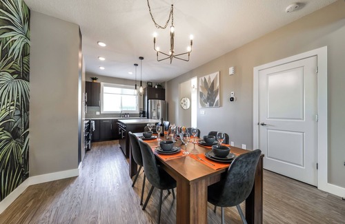 Southeast Edmonton House | Jungle Themed Home for a Family Getaway Adventure