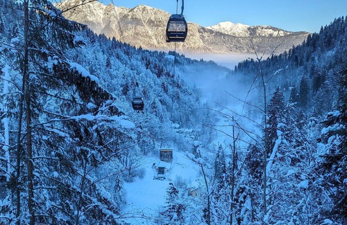 Garmisch-Partenkirchen House | Junior Suite Panoramabl. Sonne + Bal - Hotel Das Graseck
