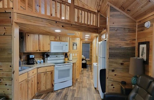 Broken Bow Cabin | Juniper: Sleep 5, Tiny Cabin, Pets, Near Park/Lake