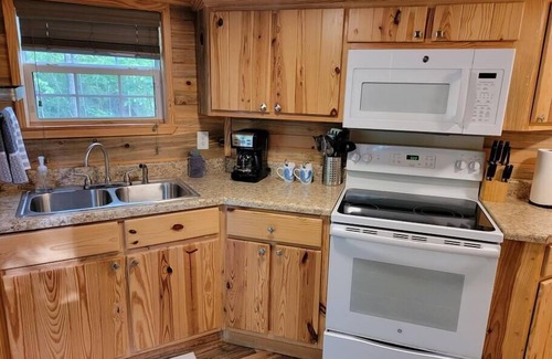 Broken Bow Cabin | Juniper: Sleep 5, Tiny Cabin, Pets, Near Park/Lake