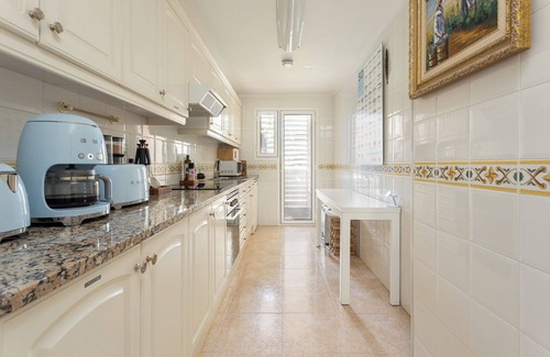 Castell-Platja d'Aro Condo | Just 2 steps from San Pol Beach! SeaBreezeHeaven: Terrace BBQ, Sea & Pool Views