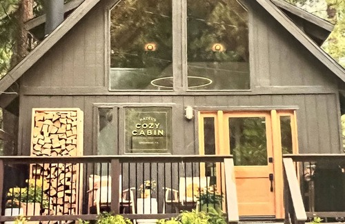 Arrowbear Lake Cabin | Just remodeled the cabin everything is brand new in HOMES AND GARDENS MAGAZINE