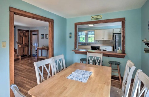 Biddeford House | Just steps from the beach, large families and groups love this Hills Beach home.