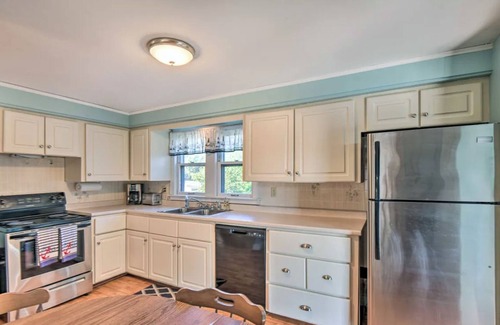 Biddeford House | Just steps from the beach, large families and groups love this Hills Beach home.