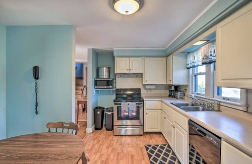 Biddeford House | Just steps from the beach, large families and groups love this Hills Beach home.