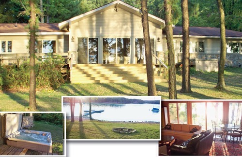 Swanton House | Just Steps to Private Dock, Hot Tub on Spacious Home/Land at Quiet End of Lake