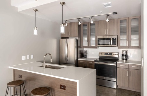 Second Street District Apartment | Kasa | Industrial 1BD, Walk to 2nd Street | Austin