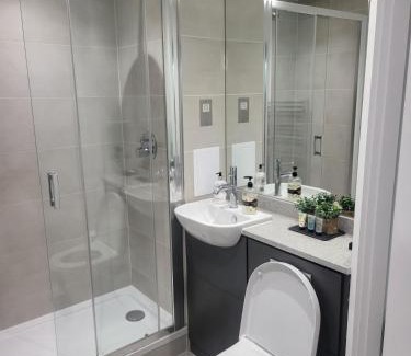 Stratford Cabin | Kayz Lodge- Luxury Ensuite-Private & Shared Accommodation in a New House at the Olympic village overlooking Stratford Westfield and Tube Station