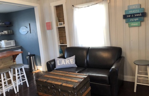 Geneva-on-the-Lake Cottage | Kenzie's Sandcastle is a cozy 1 bedroom cottage with a partial lake view.