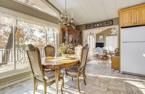 Legend Lake House | Keshena Lake House: Fire Pit, Deck