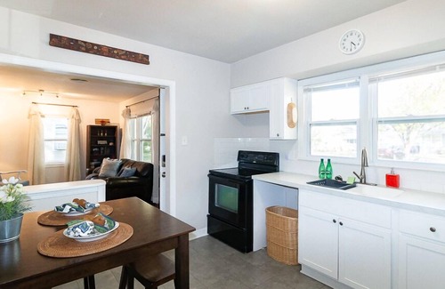 Topeka House | King Bed and Fenced Yard, Pet Friendly Bohemian Styled Home MTB2225