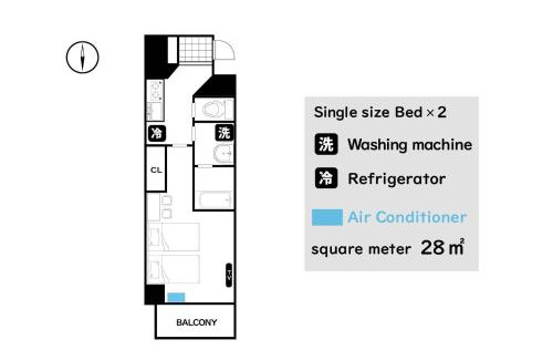 Naka Ward Apartment | KOMOREBI SQUARE OSU - Vacation STAY 17146