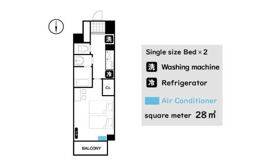 Naka Ward Apartment | KOMOREBI SQUARE OSU - Vacation STAY 17147