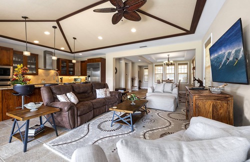 Keauhou House | Kona Blue at Holua Kai: Luxurious Home w/Private Pool, Spa, AC & Stunning Views