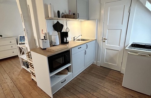 Pilsum Apartment | Kornboden vacation apartment in the Pilsumer Hof with a fantastic garden