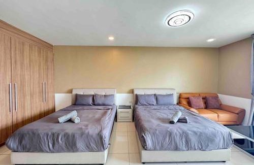 Taman Century Apartment | KSL Cozy (30) Bathtub Super High Floor City View