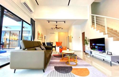 Kuala Selangor House | Kuala Selangor Modern Homestay with Pool 20pax