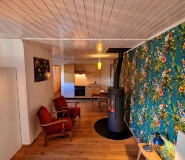 Visperterminen Apartment | Kunstplanet im Herzen der Alpen am Planetenweg