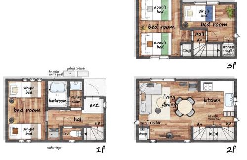Sumida Apartment | Kutsurogi Sumida House くつろぎスミダハウス