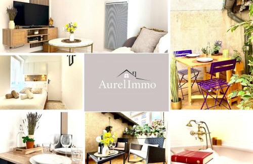 Chateauvert Apartment | L'Écrin d'Or - Élégant & Confortable- Idéalement Situé en Centre-Ville - Terrasse - Gare à 5 min