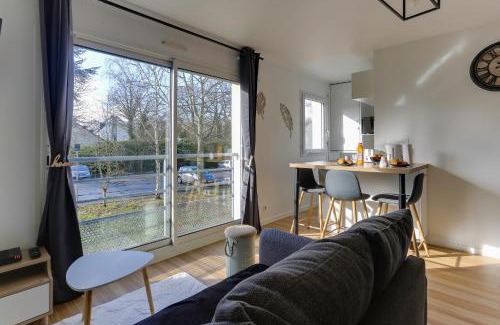 Noyal-Chatillon-sur-Seiche Apartment | L'Escale Bretonne -Studio à 20min de Rennes centre