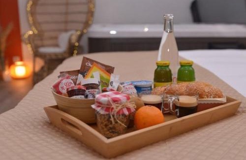 Prinquiau Hotel | L'Evasion chambre DUNE avec sauna et spa privatifs