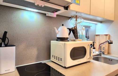 Haeundae Apartment | L5-5[Newly Built/합법숙소][침대3개/핵심번화가/해변5분/지하철역3분/짐보관]