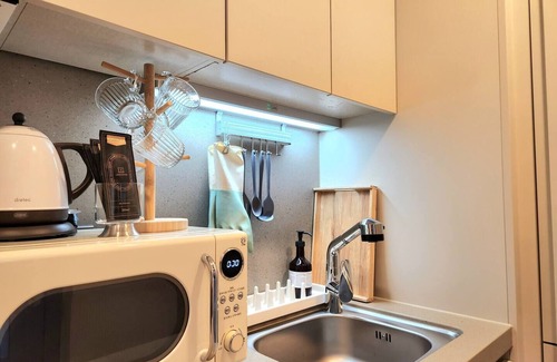 Haeundae Apartment | L5-5[Newly Built/합법숙소][침대3개/핵심번화가/해변5분/지하철역3분/짐보관]