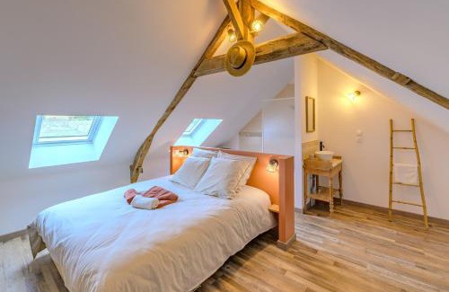 Marcy-sous-Marle House | La Bergerie des 2 Tilleuls - Maison avec jacuzzi