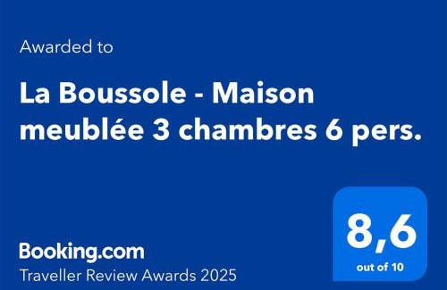 Chinon House | La Boussole - Maison meublée 3 chambres 6 pers.