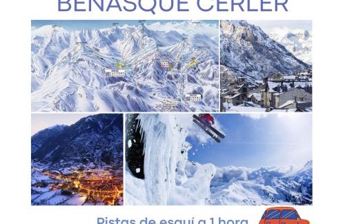 La Puebla de Castro Ski Chalet | La Casa del Lago con vistas a las Montañas