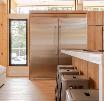 La Conception Ski Chalet | La Kabina with Mt Tremblant view