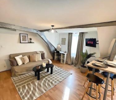 Brive-la-Gaillarde Apartment | La Mansarde - Cœur Historique, Charme et Confort