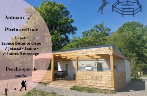 Eguzon-Chantome House | La source - Bungalow avec terrasse à Eguzon