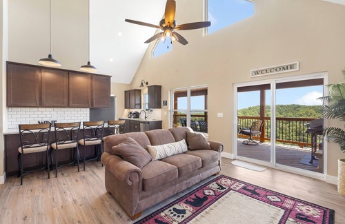 Kimberling City House | Labor Day Open, Games, Two Decks, Cmty Pool, Play Area, Pickleball, Free Tickets! Wilderness View