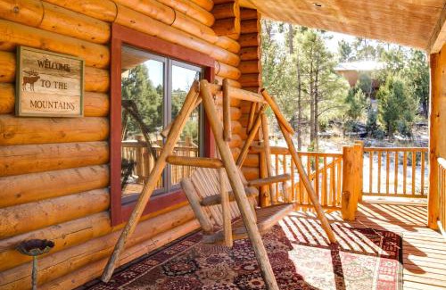 Alto House | Lacys Log Cabin Alto Home with Mountain Views!