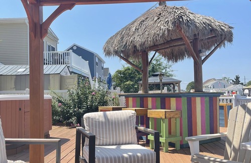 Beach Haven West House | Lagoon front for large family, minutes from beach! Dog friendly.No prom rentals.