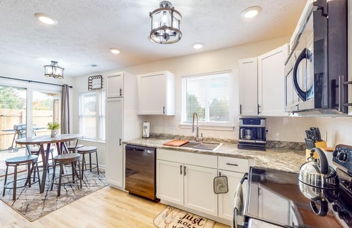 Indianapolis House | Laid-back, dog-friendly Indy home with patio & firepit - easy highway access
