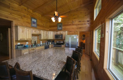 Rogers Cabin | Lake Cabin with Breathtaking Lake View & Private Dock. Hot Tub.Pool Table. Wi-Fi