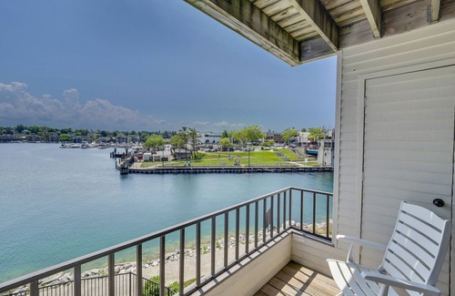 Charlevoix Condo | Lake Charlevoix Balcony Suite | Downtown Charlevoix | Pool, Hot Tub, Sauna
