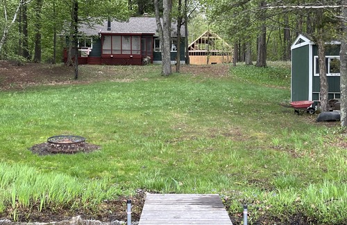 Lake Nebagamon Cottage | Lake Cottage with Great View and 100' Beachfront; Pontoon boat available.