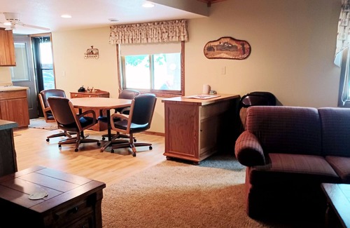 Clitherall House | Lake front 3-bedroom & den/reading room. Wrap-around deck and great lake views!