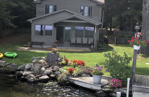 Union House | Lake front home on Lovell Lake for Ice Fishing and Skimobiling