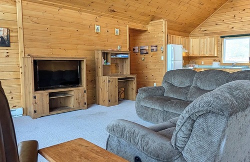 Northern Ontario Cabin | Lake front timber cottage amongst towering pines. Family and pet friendly