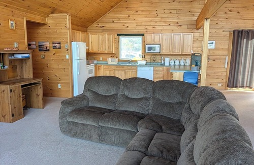 Northern Ontario Cabin | Lake front timber cottage amongst towering pines. Family and pet friendly