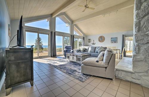 De Tour Village House | Lake Huron Home with Direct Beach Access!